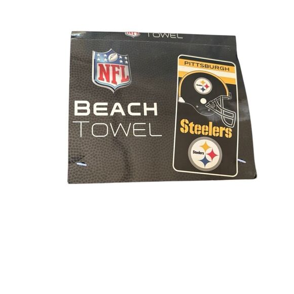 Pittsburgh Steelers 30x60 Beach Towel *New* - Picture 2 of 4